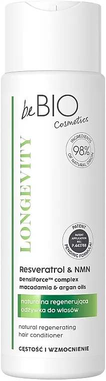 BeBio Longevity Natural Regenerating Hair Conditioner Regenerator za volumen i jačanje kose