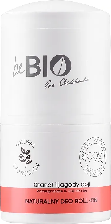 BeBio Natural Pomegranate &amp; Goji Berries Deodorant Roll-On Roll-on dezodorans "Nar i goji bobice"