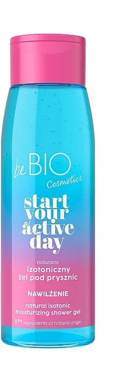 BeBio Start Your Active Day Natural Isotonic Moisturizing Shower Gel Prirodni izotonični hidratantni gel za tuširanje