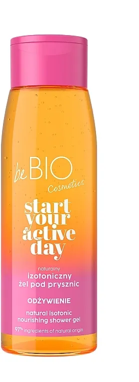 BeBio Start Your Active Day Natural Isotonic Nourishing Shower Gel Prirodni izotonični hranljivi gel za tuširanje