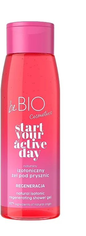 BeBio Start Your Active Day Natural Isotonic Regenerating Shower Gel Prirodni izotonični regenerativni gel za tuširanje
