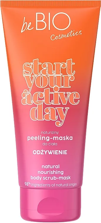 BeBio Start Your Active Day Natural Nourishing Body Scrub-Mask Prirodna hranljiva maska za telo