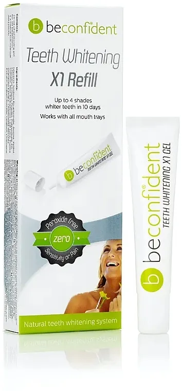 Beconfident Teeth Whitening X1 Start Kit Refill (teeth/gel/10ml) Set