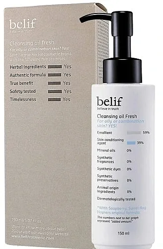 Belif Cleansing Oil Fresh Sredstvo za čišćenje lica