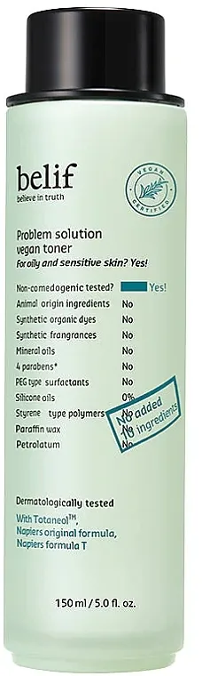 Belif Problem Solution Vegan Toner Toner za problematičnu kožu