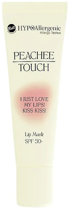 Bell Hypoallergenic Peachee Touch SPF50 Lip Mask Hiperalergijska maska za usne