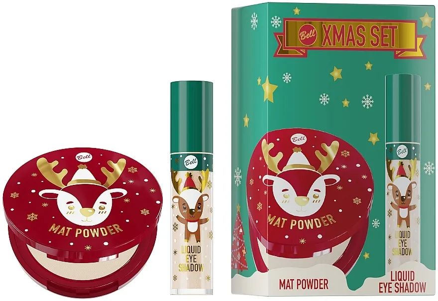 Bell Xmas Set 2 (powder/9.5g + eyeshad/4.8g) Poklon set
