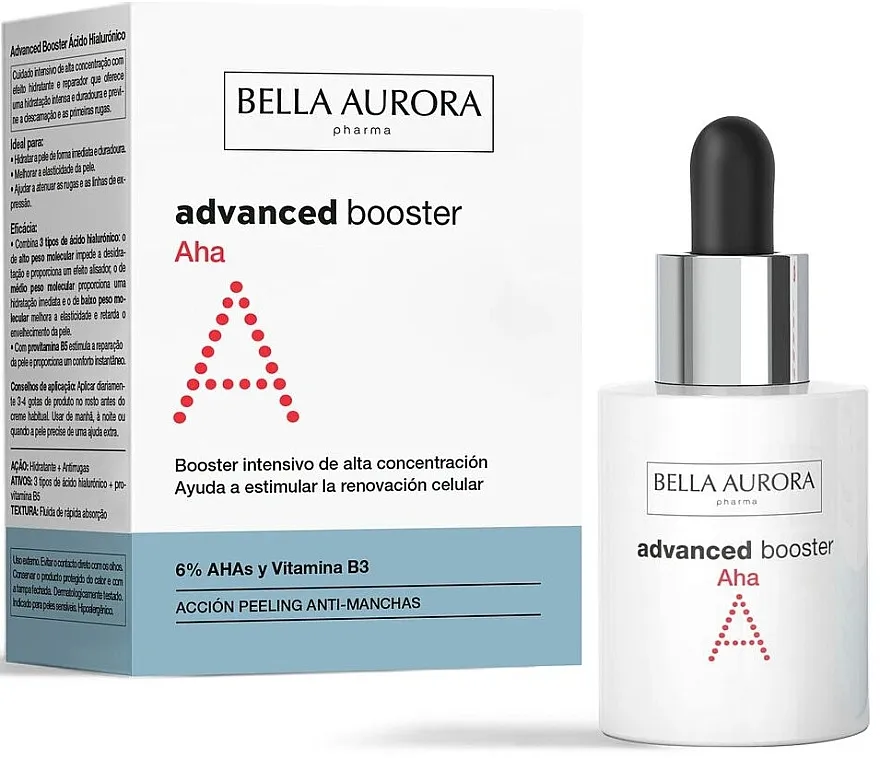 Bella Aurora Advanced Aha Booster Serum za lice sa nežnim efektom pilinga