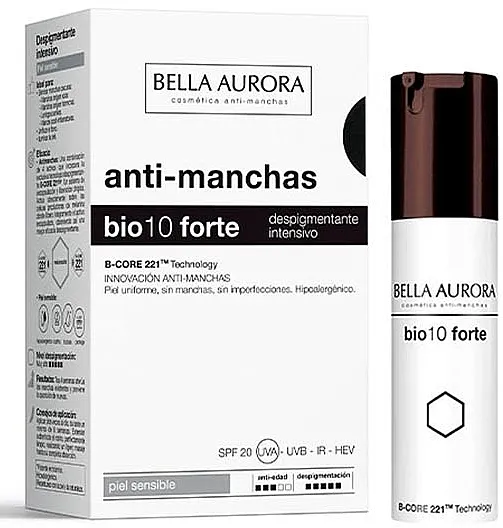 Bella Aurora Bio10 Forte Intensive Depigmenting Sensitive Skin Intenzivni serum za osetljivu kožu