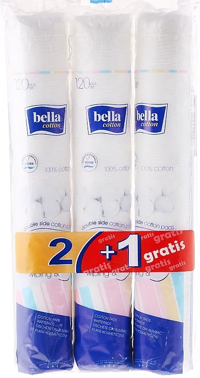 Bella Cotton (cotton pads 3x120kom) Set