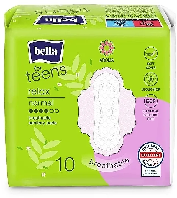 Bella for Teens Relax Normal Ulošci, 10 kom.