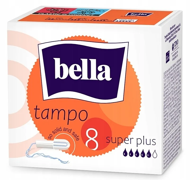 Bella Higijenski tamponi Tampo Premium Comfort Super Plus, 8 kom