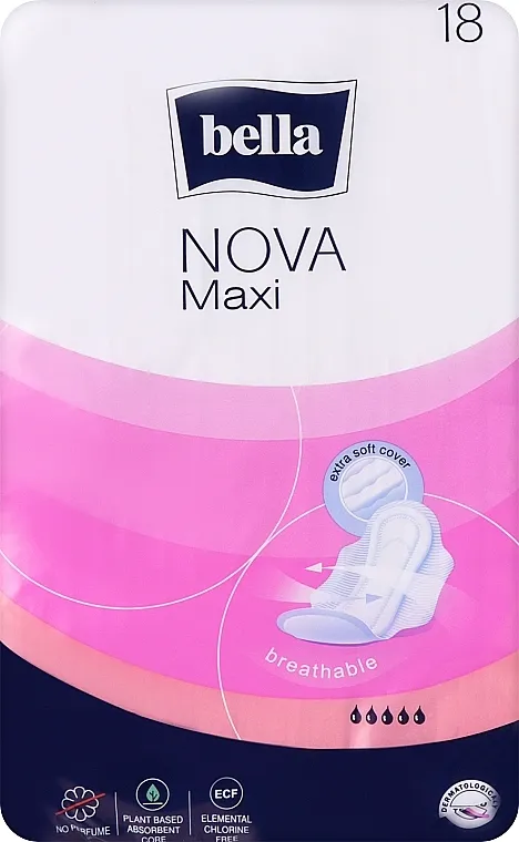Bella Nova Maxi Softiplait Higijenski ulošci, 18 kom.