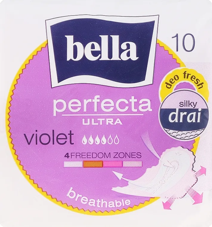 Bella Ulošci Perfecta Violet Deo Fresh Soft Ultra, 10 kom
