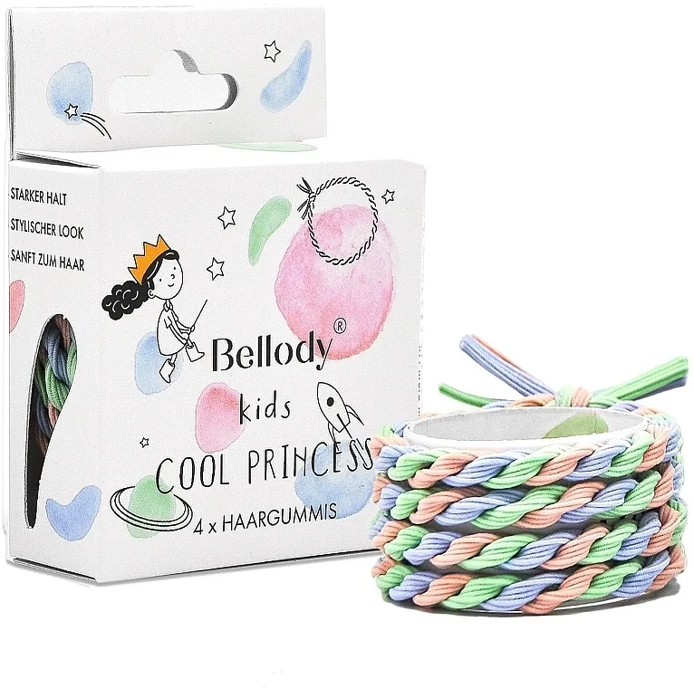 Bellody Kids Edition Cool Princess Gumice za kosu, 4 kom
