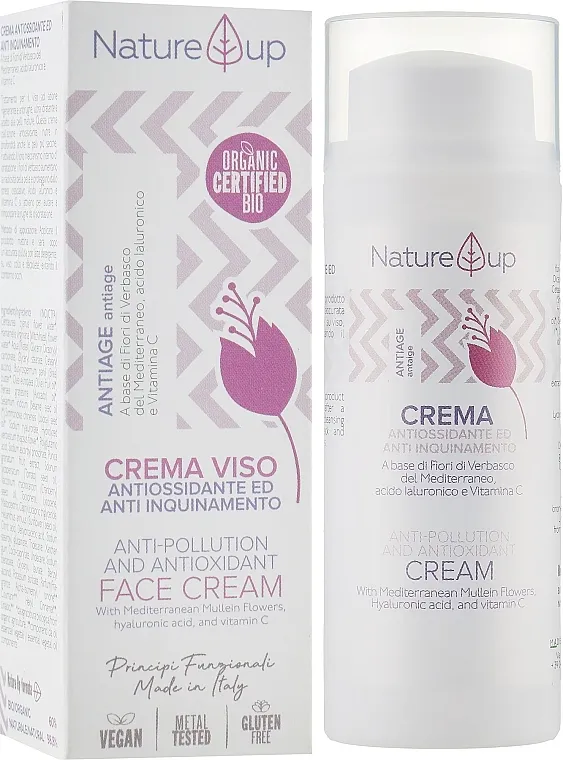 Bema Cosmetici Nature Up Anti-Pollution and Antioxidant Cream Antioksidantna krema za čišćenje