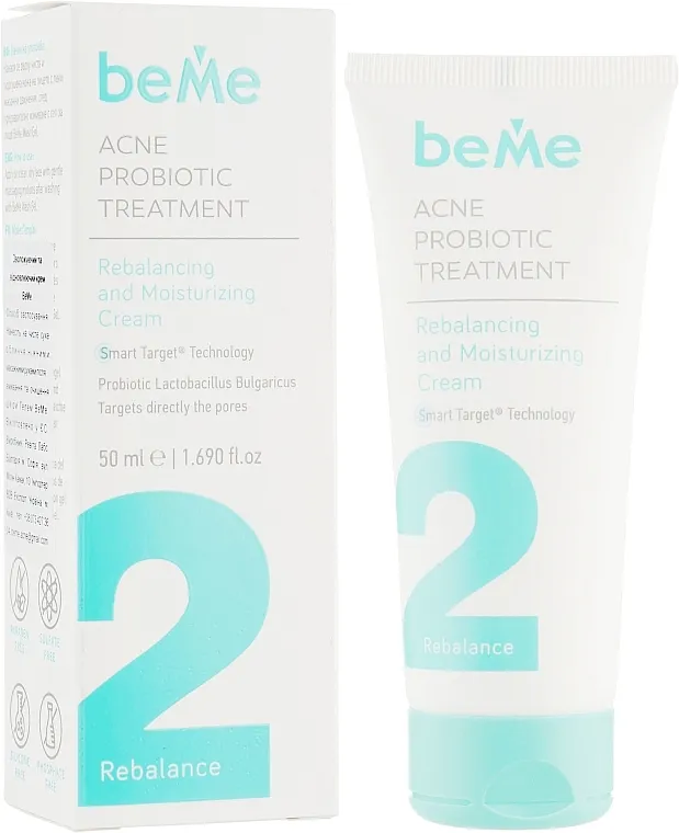 BeMe Rebalancing &amp; Moisturizing Cream Hidratantna i regenerirajuća krema protiv akni 2