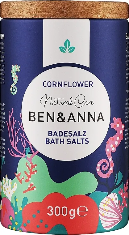 Ben &amp; Anna Cornflower Bath Salts So za kupanje 'Plavooki cveče'
