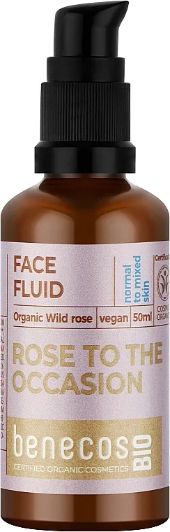 Benecos Bio Organic Wild Rose Face Fluid Krema za lice "Divlja ruža"