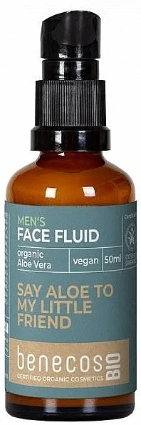 Benecos For Men Bio Organic Aloe Vera Face Fluid Fluid za lice s organskom aloe verom