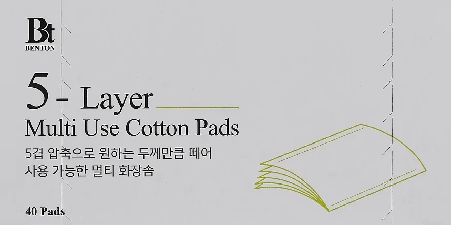Benton 5 Layer Multi Use Cotton Pad Blaznice za lice