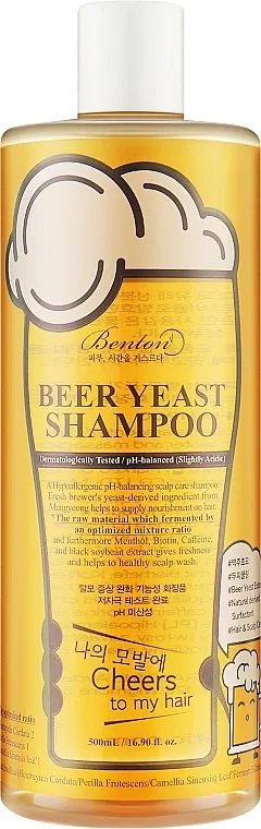 Benton Beer Yeast Shampoo Šampon s pivskim kvascem za jačanje i obnavljanje kose