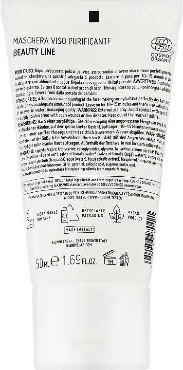 BeOnMe Purifying Face Mask Maska za čišćenje lica