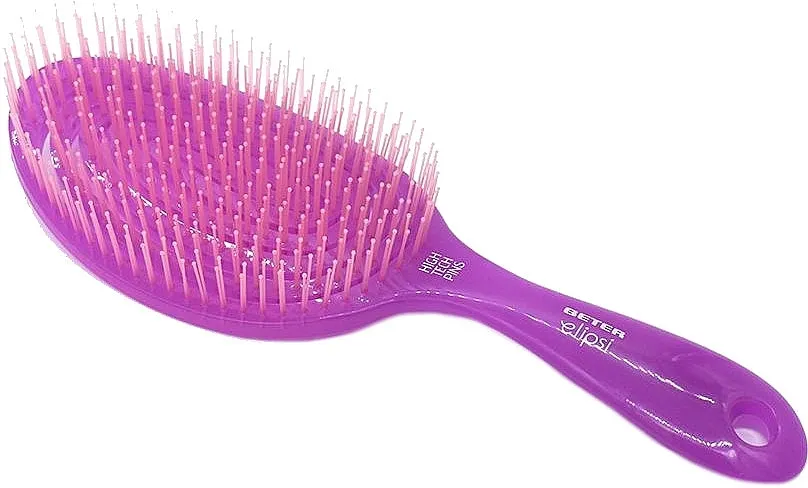 Beter Large Elipsi High Tech Pins Detangling Brush Četka za raščešljavanje kose, ljubičasta