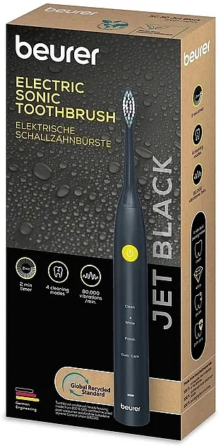 Beurer SC 30 Jet Black Sonic Electric Toothbrush Električna četkica za zube SC 30, crna