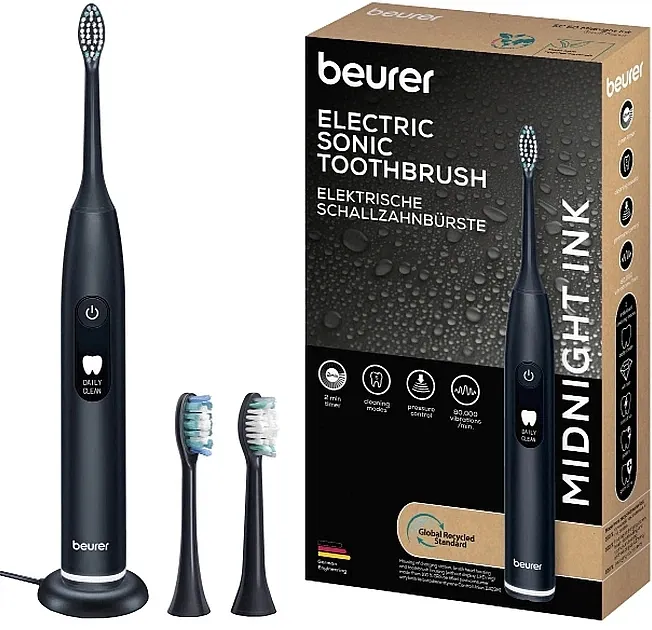 Beurer SC 50 Midnight Ink Sonic Electric Toothbrush Električna četkica za zube SC 50, crna