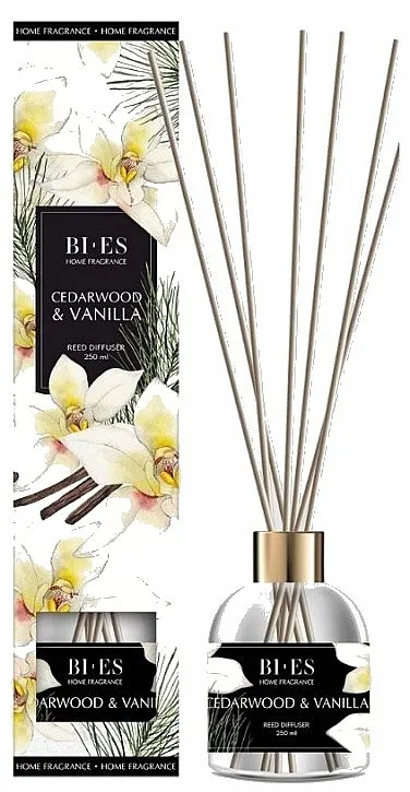 Bi-Es Home Fragrance Cedarwood &amp; Vanilla Reed Diffuser Aroma difuzor "Cedar i vanilija"