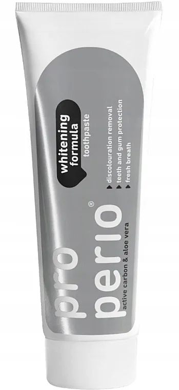 Biala Perla Pro Perio Whitening Formula Toothpaste Pasta za zube sa aktivnim ugljem i alojom