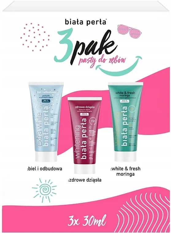 Biala Perla Toothpaste (toothpaste/3x30ml) Set