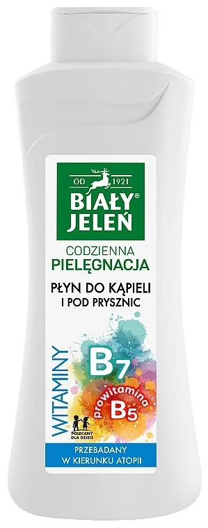 Bialy Jelen Hypoallergenic Bath Lotion With AEF Vitamins Gel-pjena za kupanje i tuširanje s AEF vitaminima