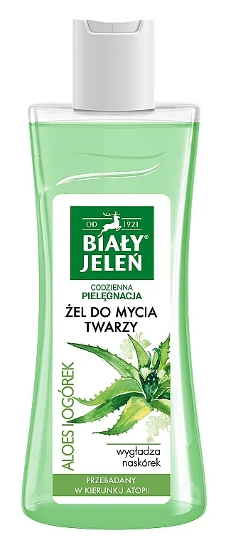 Bialy Jelen Hypoallergenic cleanser Aloe And Cucumber Hipoalergenski gel za lice, ekstrakt aloe i krastavca