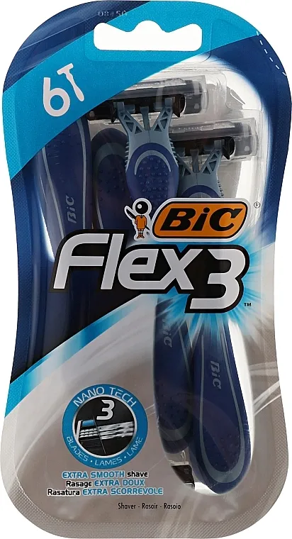 Bic 3 Hybrid Extra Life Muški aparat za brijanje, 6 kom