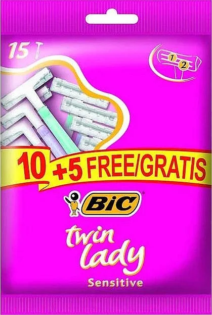 Bic Ženski brijač 'Twin Lady', 15 komada