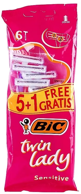 Bic Ženski brijač "Twin Lady", 6 kom.