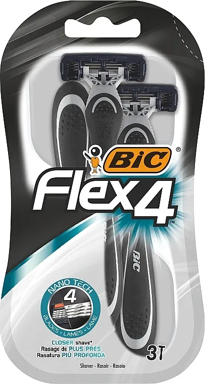 Bic Muški brijač "Flex 4 Comfort", 3kom