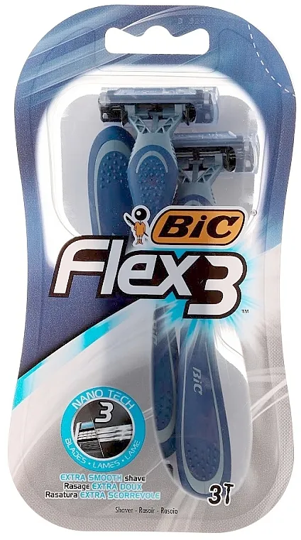 Bic Muški stroj "Flex 3 Comfort", 3kom