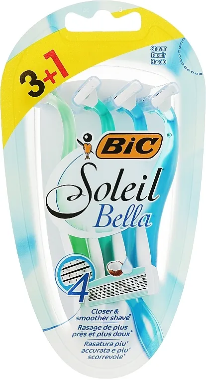 Bic Soleil Bella Ženski brijać, 4 kom