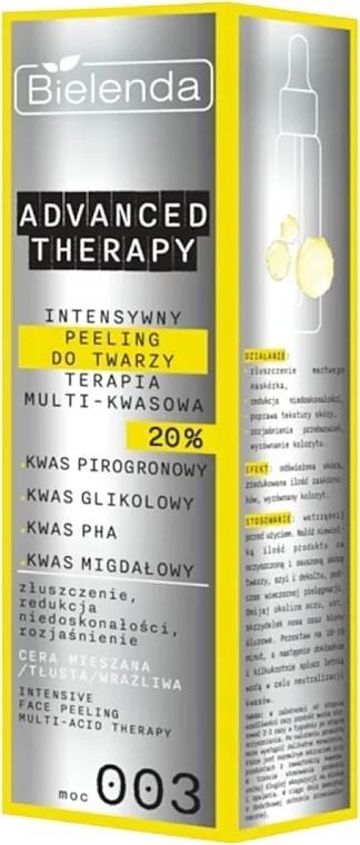 Bielenda Advanced Therapy Intensive Face Peeling Multi-Acid Therapy 003 Piling za lice