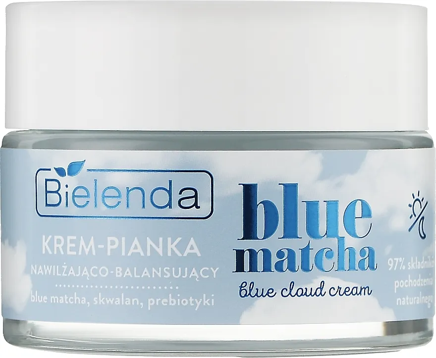 Bielenda Blue Matcha Blue Cloud Cream Hidratantna i balansirajuća krem-pena za lice