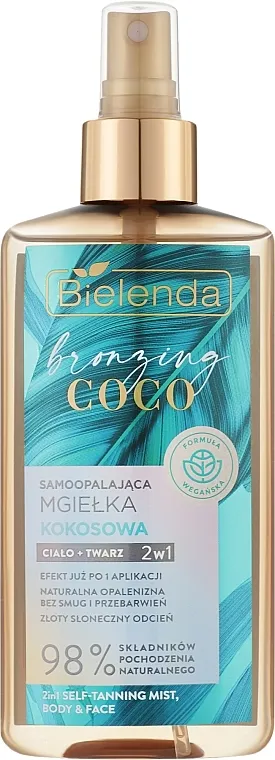Bielenda Bronzing Coco Coconut Mist Mist za lice i telo