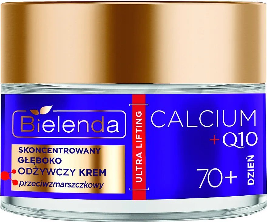 Bielenda Calcium + Q10 Hranljiva krema protiv bora 70+