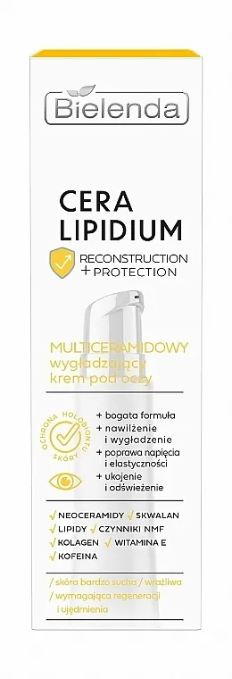 Bielenda Cera Lipidium Multiceramide Smoothing Eye Cream Multiceramidska zaglađujuća krema za oči