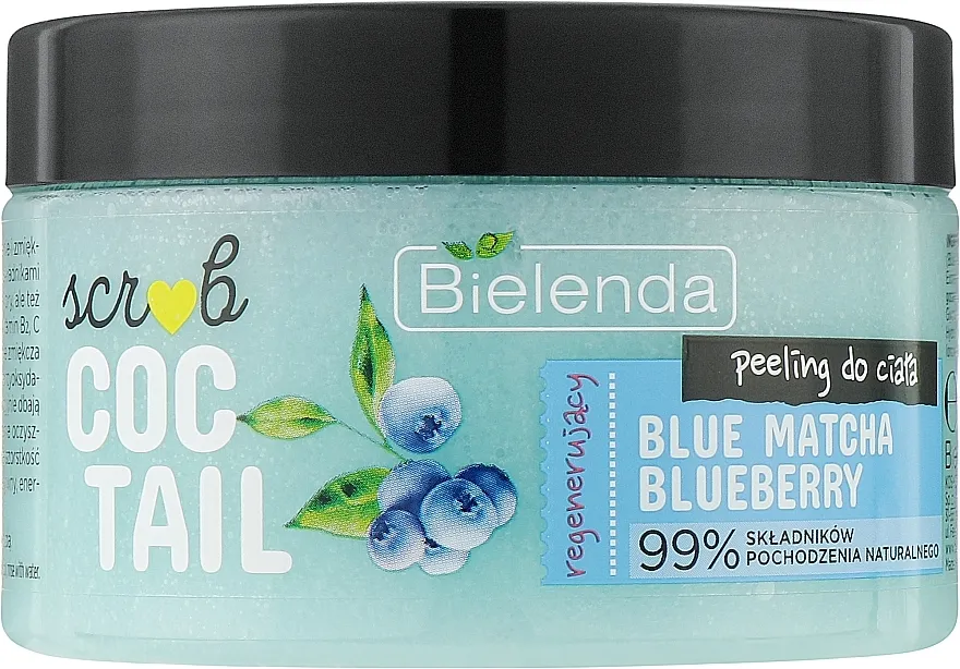 Bielenda Coctail Body Peeling Blue Matcha Blueberry Piling za telo