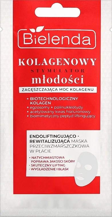 Bielenda Collagen Youth Stimulator Mask Protiv bora regenerišuća maska u plahti