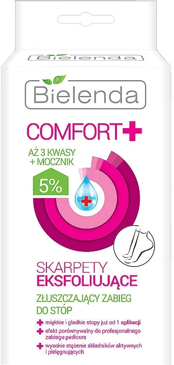 Bielenda Comfort Exfoliating Socks Čarape za piling
