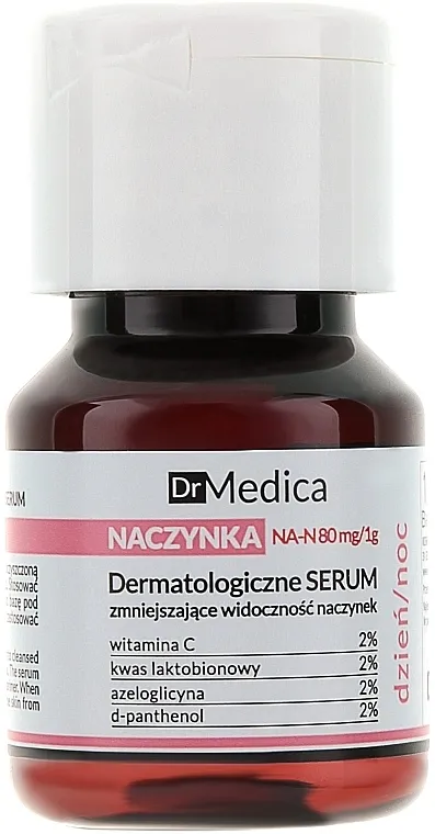 Bielenda Dr Medica Capillaries Dermatological Serum Reducing The Visibility Of Broken Capillaries Dermatološki serum protiv crvenila, hipoalergenski